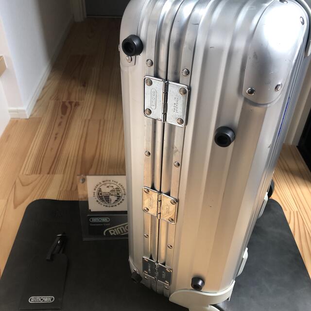 RIMOWA/リモワ 旧ロゴ 35L 付属品付! アルミニウム ダイヤルロック