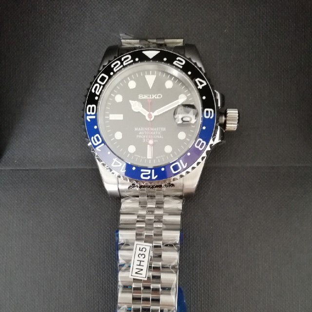 SEIKO(セイコー)のSEIKO  Mod カスタム時計 NH35 自動巻き GMTマスターⅡタイプ メンズの時計(腕時計(アナログ))の商品写真