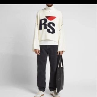 ラフシモンズ(RAF SIMONS)のRAF SIMONS/Cropped oversized RS sweater(ニット/セーター)