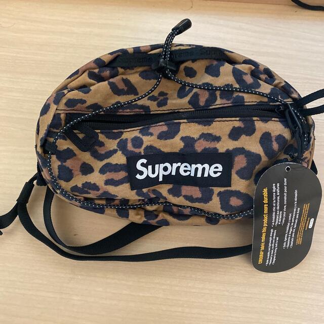 【美品】supreme レオパード　ポーチ