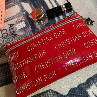 クリスチャンディオール(Christian Dior)のクリスチャンディオール  ポーチとミニコスメセット(コフレ/メイクアップセット)