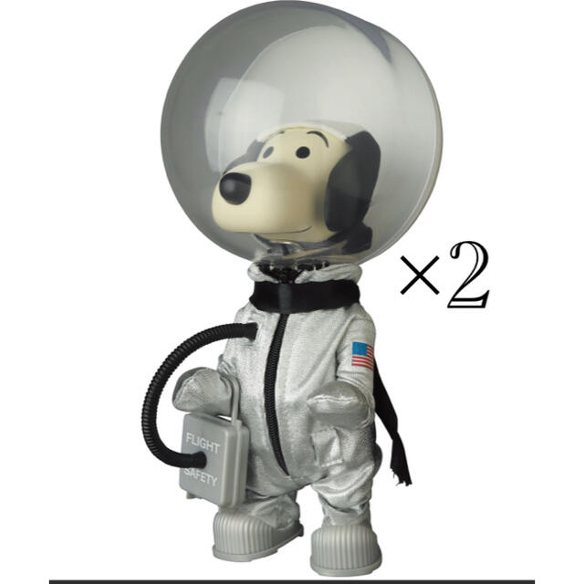 MEDICOM TOY(メディコムトイ)の【新品】VCD SNOOPY ASTRONAUT VINTAGE SILVER  エンタメ/ホビーのおもちゃ/ぬいぐるみ(キャラクターグッズ)の商品写真