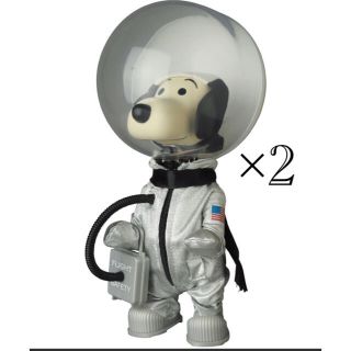 メディコムトイ(MEDICOM TOY)の【新品】VCD SNOOPY ASTRONAUT VINTAGE SILVER (キャラクターグッズ)