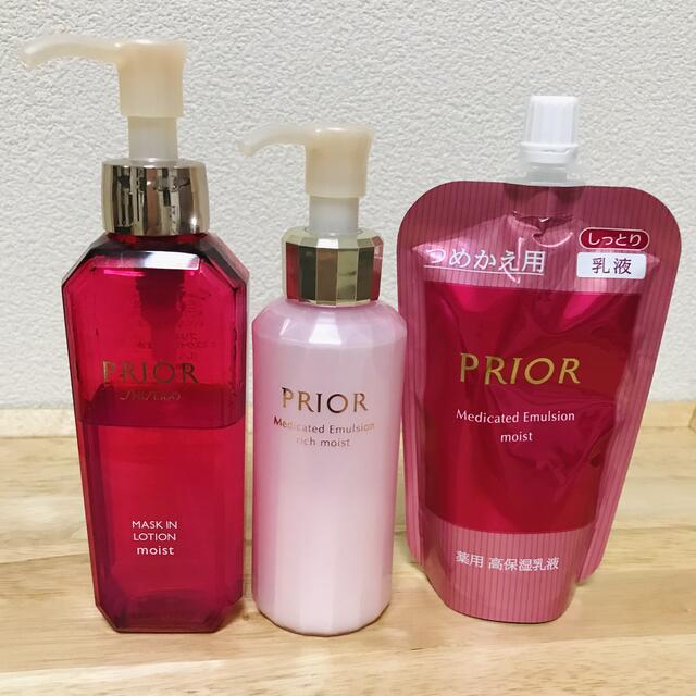 SHISEIDO (資生堂)(シセイドウ)のプリオール＊化粧水＊乳液＊詰め替え3点セット コスメ/美容のスキンケア/基礎化粧品(化粧水/ローション)の商品写真