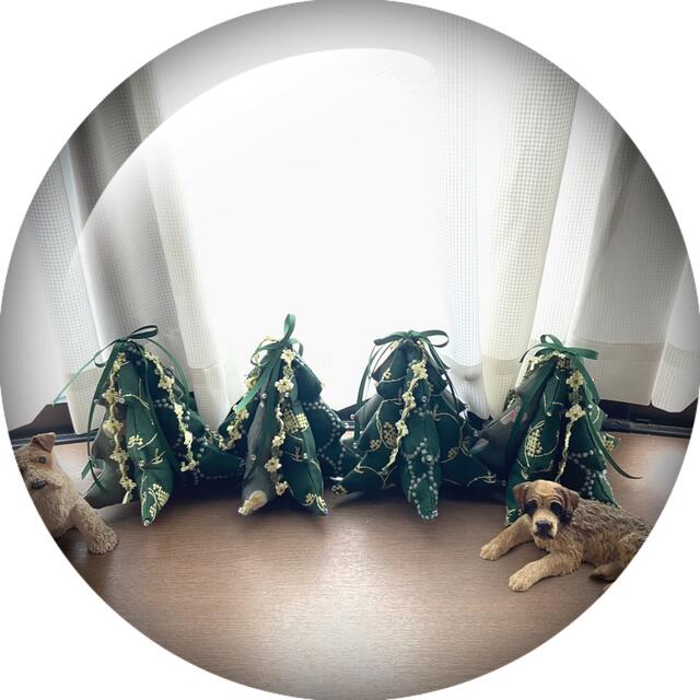 mina perhonen(ミナペルホネン)のミナペルホネン❤︎Christmas tree❤︎タンバリン等❤︎ハンドメイド ハンドメイドの生活雑貨(その他)の商品写真