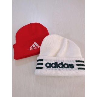 アディダス(adidas)のadidas アディダス  ニット帽 2個セット(ニット帽/ビーニー)