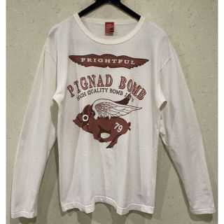 ステュディオダルチザン(STUDIO D'ARTISAN)の＊ダルチザン PIGNAD BOMB 長袖Tシャツ トップス カットソー M(Tシャツ/カットソー(七分/長袖))