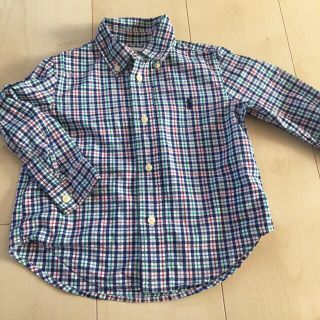 ポロラルフローレン(POLO RALPH LAUREN)の美品【ラルフローレン】　シャツ　ブラウス　80cm(シャツ/カットソー)