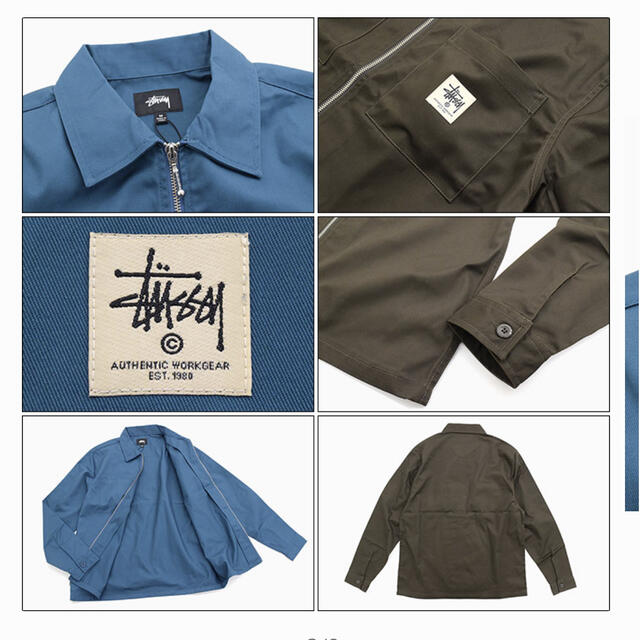 STUSSY(ステューシー)のstussy Zip Up Work メンズのジャケット/アウター(ブルゾン)の商品写真