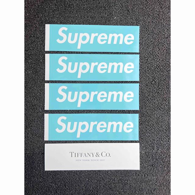 新品Supreme TIFFANY&CO ティファニーコラボ　ステッカー