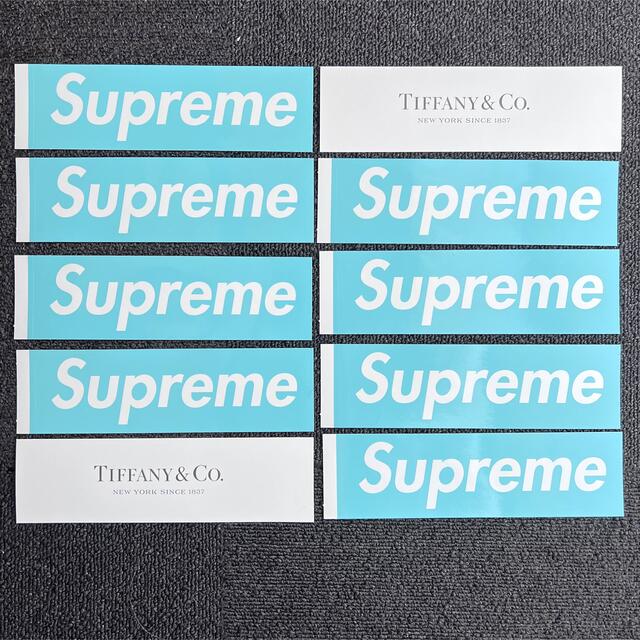 新品Supreme TIFFANY&CO ティファニーコラボ　ステッカー