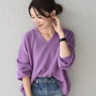 シップスフォーウィメン(SHIPS for women)のSHIPS for women ウールカシミヤVネックプルオーバー(ニット/セーター)