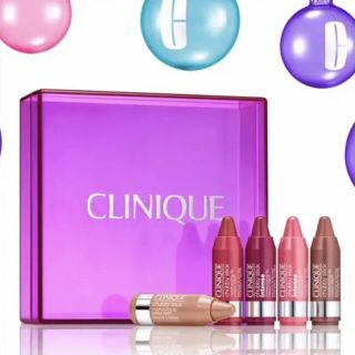 クリニーク(CLINIQUE)の【限定】クリニーク チャビー スティック ホリデイ セット　リップ　口紅(口紅)