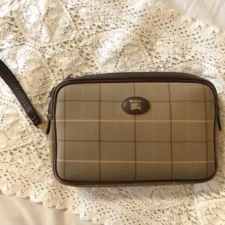 バーバリー(BURBERRY)のオールドバーバリー　クラッチ　セカンドバッグ　ノバチェック(セカンドバッグ/クラッチバッグ)