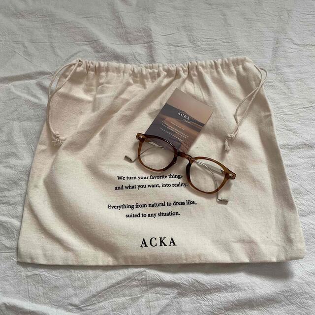 Ameri VINTAGE(アメリヴィンテージ)の新品未使用♡ACKA point glasses レディースのファッション小物(サングラス/メガネ)の商品写真