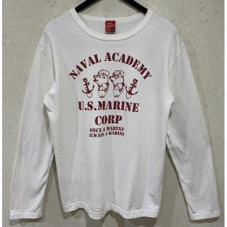 ステュディオダルチザン(STUDIO D'ARTISAN)の＊ステュディオダルチザン U.S.MARINE CORP 長袖Tシャツ M(Tシャツ/カットソー(七分/長袖))