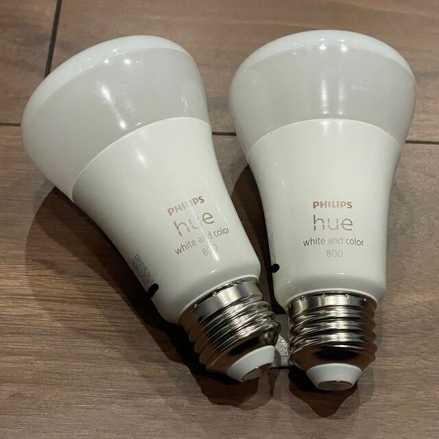 Hue 電球色60W×3個、フルカラー×2個、計5個セット