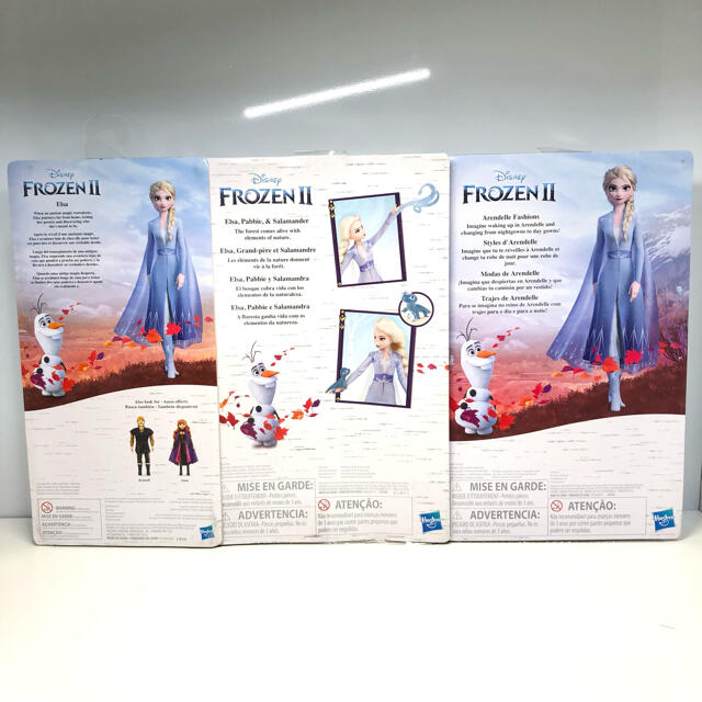 【新品】アナと雪の女王 エルサ フィギュア 3体セット フローズン2
