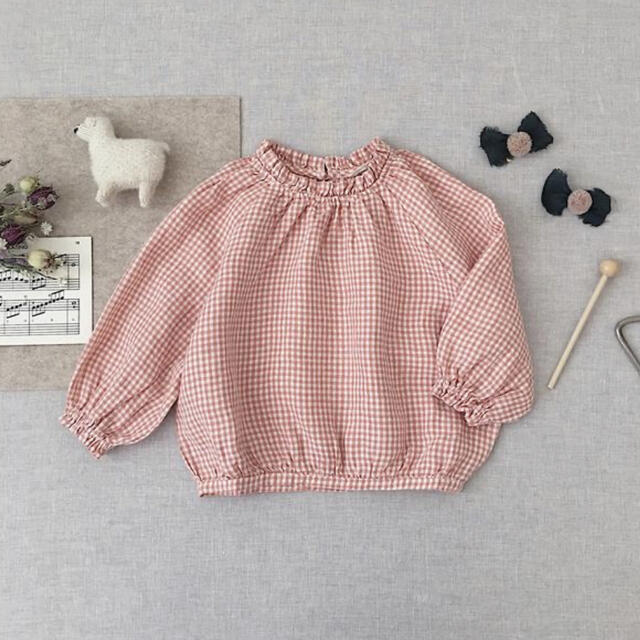 soor ploom Ramona Blouse, Gingham 5y - ブラウス