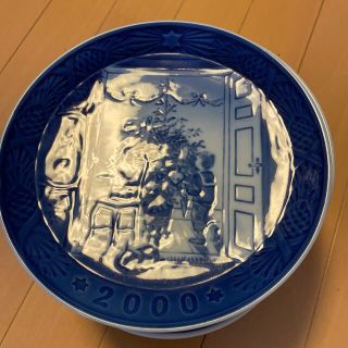 ロイヤルコペンハーゲン(ROYAL COPENHAGEN)の2000年　クリスマスプレート　ロイヤルコペンハーゲン(陶芸)