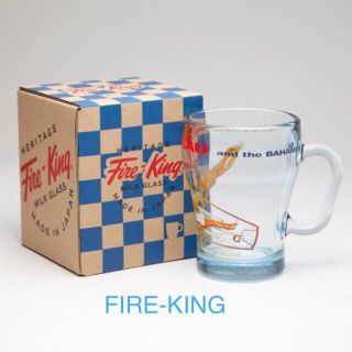 ファイヤーキング(Fire-King)のファイヤーキング Fire-King ソーダマグ サファイアブルー ナッソー(グラス/カップ)