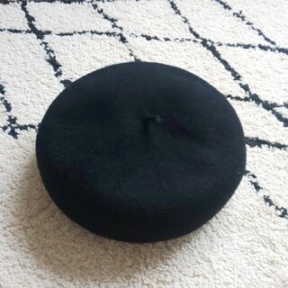 カシラ(CA4LA)のベレー帽 ブラック黒 odds(ハンチング/ベレー帽)