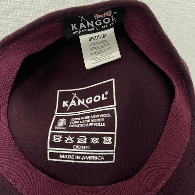 KANGOL(カンゴール)のKANGOL ハンチング 504  ボルドー メンズの帽子(ハンチング/ベレー帽)の商品写真