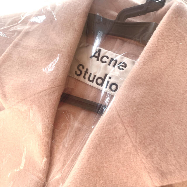 ACNE(アクネ)のAcne Studios カシミア混💕ベビーピンクコート レディースのジャケット/アウター(チェスターコート)の商品写真