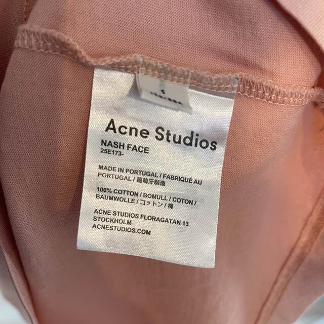 ACNE(アクネ)のアクネステュディオス　ピンクフェイスT メンズのトップス(Tシャツ/カットソー(半袖/袖なし))の商品写真