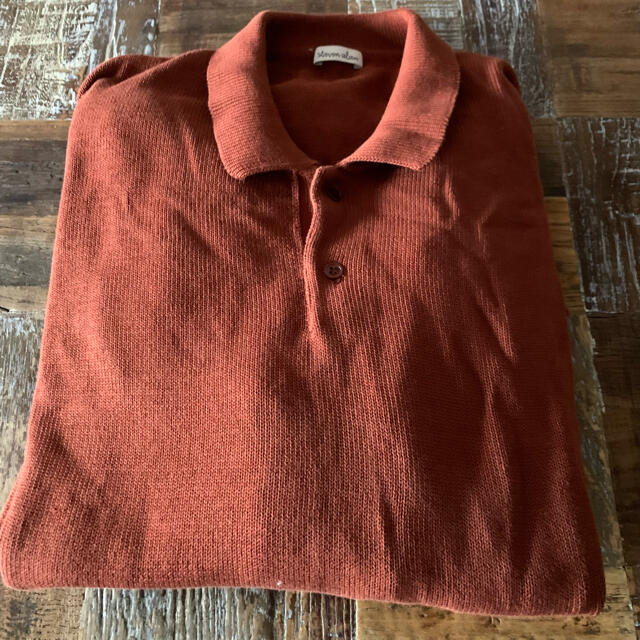 steven alan(スティーブンアラン)のスティーブンアラン　ニットポロ　LONG SLEEVE POLOSHIRT メンズのトップス(ニット/セーター)の商品写真