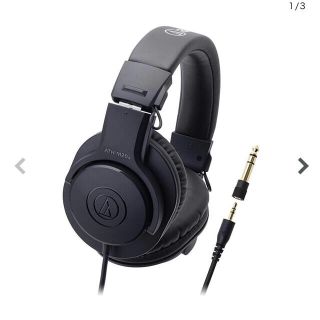オーディオテクニカ(audio-technica)の最終値下げ❗️audio-technica ATH-M20x ヘッドホン  美品(ヘッドフォン/イヤフォン)