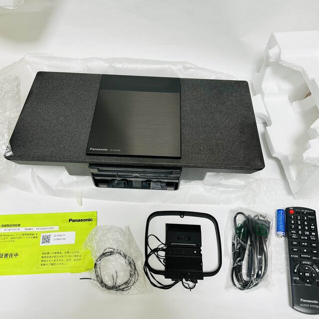 Panasonic(パナソニック)の【新品】パナソニック コンパクトステレオ ミニコンポ SC-HC420 スマホ/家電/カメラのオーディオ機器(スピーカー)の商品写真