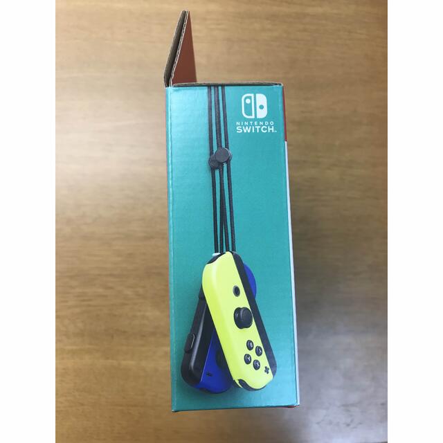 任天堂(ニンテンドウ)のswitch ジョイコン　新品未使用　ブルー/ネオンイエロー エンタメ/ホビーのゲームソフト/ゲーム機本体(家庭用ゲーム機本体)の商品写真