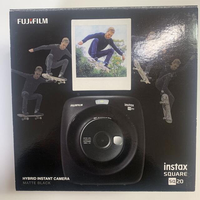 instax square SQ20 マットブラック　チェキ