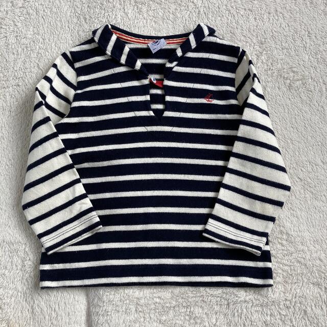 PETIT BATEAU(プチバトー)のどんぐり様専用　プチバトー　セーラーカットソー キッズ/ベビー/マタニティのキッズ服男の子用(90cm~)(Tシャツ/カットソー)の商品写真