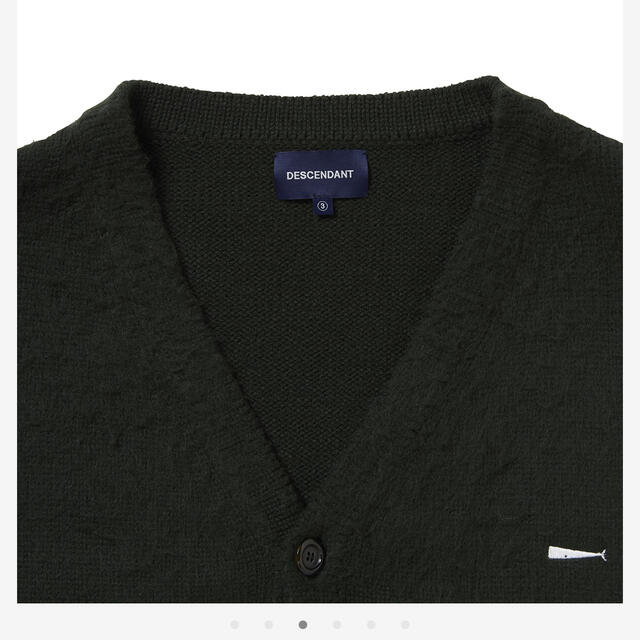 21AW Descendant NURSE KNIT CARDIGAN 【70%OFF】 alaskataxlady.com