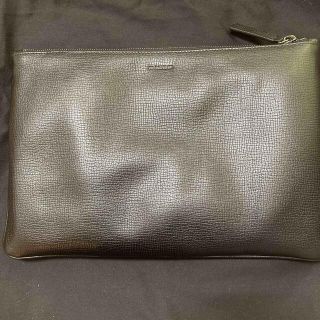 JIL SANDER ジルサンダー TOOTIE WALLET トゥタイウォレット 2WAY レザークラッチバッグ ブラック