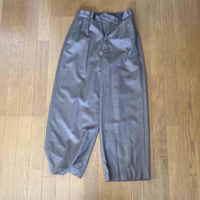 WOOL BAGGY TROUSERS バギーパンツ　リドム