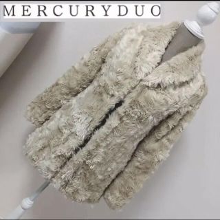 マーキュリーデュオ(MERCURYDUO)のお値下げ中　マーキュリーデュオ　今季トレンド　ファーコート(毛皮/ファーコート)