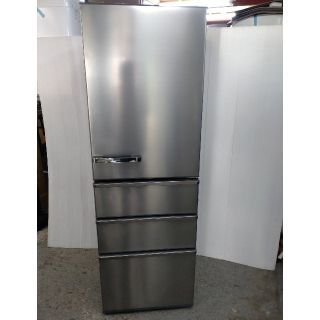 冷蔵庫　AQUA　バータイプ　ガンメタリック　シルバー　メッキハンドル(冷蔵庫)