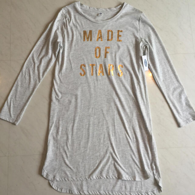 Old Navy(オールドネイビー)の♡新品 オールドネイビー Tシャツワンピ♡ レディースのトップス(Tシャツ(長袖/七分))の商品写真