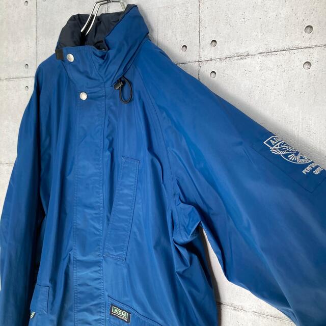 AIGLE(エーグル)の【入手困難】AIGLE/エーグル 旧タグ GORE-TEX ゴアテックス 青 L メンズのジャケット/アウター(マウンテンパーカー)の商品写真