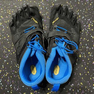 ビブラム(vibram)のビブラム　Vibram  ブラック×ブルー(スニーカー)