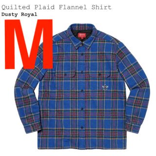 シュプリーム(Supreme)のSupreme Quilted Plaid Flannel Shirt M (シャツ)