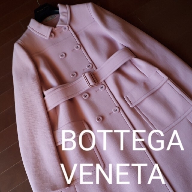 ピンクサイズ一度着用のみ美品✨　BOTTEGA VENETA コート　ボッテガヴェネタ