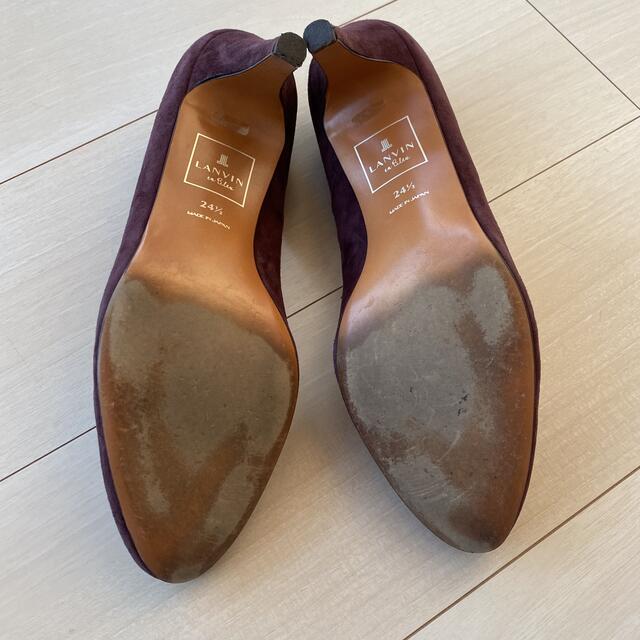 LANVIN en Bleu - LANVIN en Blue パンプス ボルドー 24.5cm ヒール