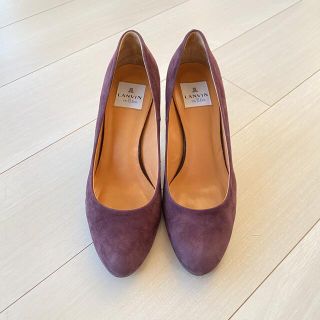 LANVIN en Bleu - LANVIN en Blue パンプス ボルドー 24.5cm ヒール