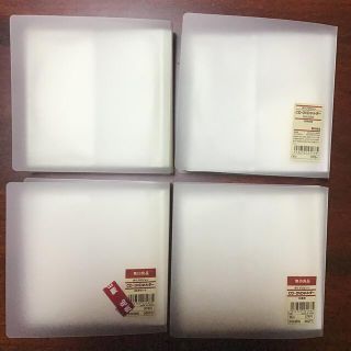 ムジルシリョウヒン(MUJI (無印良品))のCD/DVDホルダー 10枚収納 ４冊セット(CD/DVD収納)