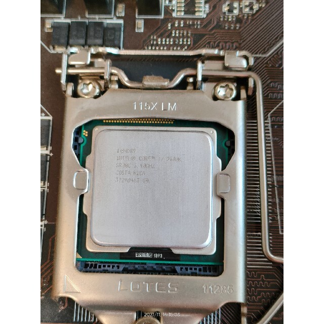 Core i7 2600k +  マザーボード + メモリのセット