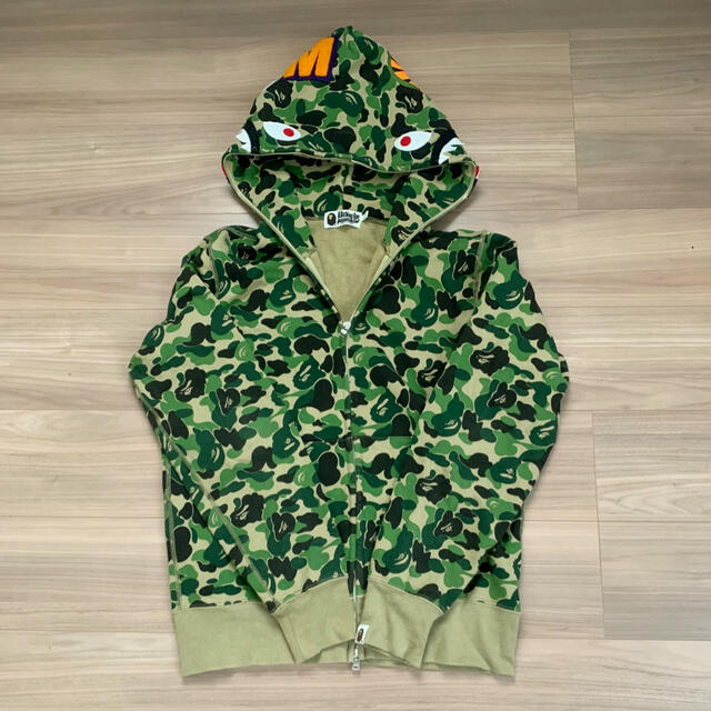 A BATHING APE - BAPE ABCCAMO SHARK FULL ZIPパーカーの通販 by R20's